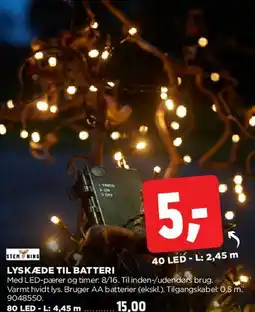 jem & fix LYSKÆDE TIL BATTERI tilbud