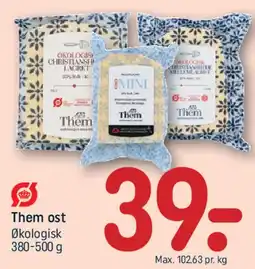 REMA 1000 Them ost Økologisk tilbud