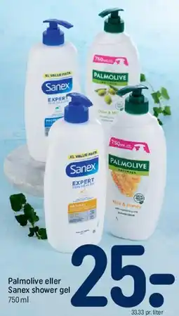 REMA 1000 Palmolive eller Sanex shower gel tilbud