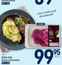 REMA 1000 Dansk kalvekæbe tilbud