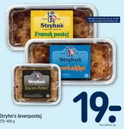 REMA 1000 Stryhn's leverpostej tilbud
