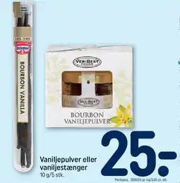 REMA 1000 Vaniljepulver eller vaniljestænger tilbud