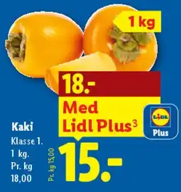 Lidl Kaki tilbud