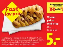 Lidl Wiener-pecan med sirup tilbud