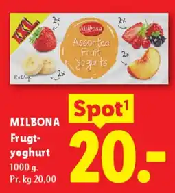 Lidl Frugt-yoghurt tilbud