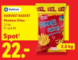 Lidl HARVEST BASKET Pommes frites (2,5 kg) tilbud