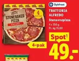 Lidl TRATTORIA ALFREDO Stenovnspizza (4-pak) tilbud