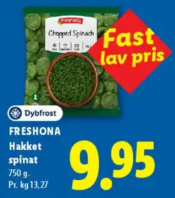 Lidl Hakket spinat tilbud