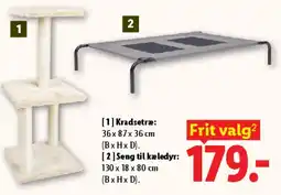 Lidl Kradsetræ / Seng til kæledyr tilbud