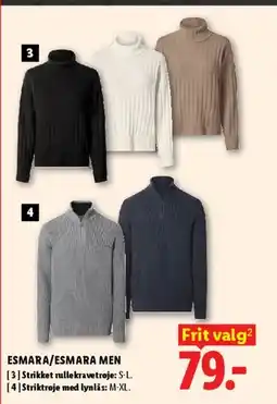 Lidl ESMARA / ESMARA MEN Strikkede trøjer tilbud