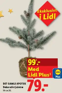 Lidl Dekorativ juletræ tilbud