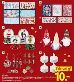 Lidl LIVARNO julepynt og LED-fyrfadslyg tilbud