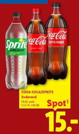 Lidl Coca‑Cola / Sprite (flasker) tilbud