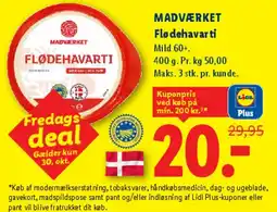 Lidl MADVÆRKET Flødehavarti tilbud