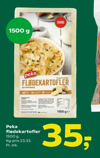 Peka flødekartofler