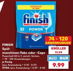 Kaufland DE Finish Spülmaschinen-Tabs oder -Caps tilbud