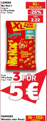 Kaufland DE Lorenz Nic Nac's Original tilbud