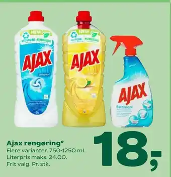 Coop 365 Ajax rengøring tilbud