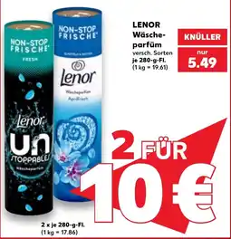 Kaufland DE Lenor Wäsche-parfüm tilbud