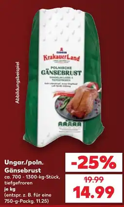 Kaufland DE Krakauer Land gänsebrust tilbud
