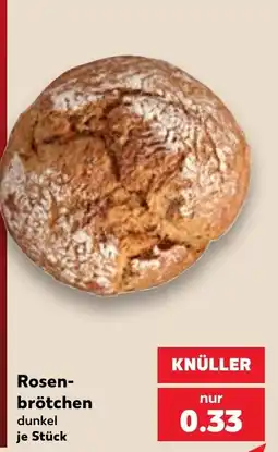 Kaufland DE Knüller Rosenbrötchen dunkel tilbud
