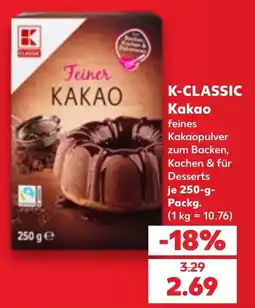 Kaufland DE K-classic Kakao tilbud