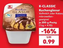 Kaufland DE K-classic kuchenglasur tilbud