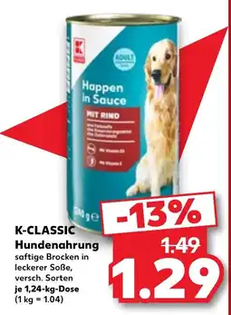 Kaufland DE K-classic hundennahrung tilbud
