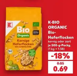 Kaufland DE K-Bio Organic Bio-Haferflocken tilbud
