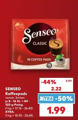 Kaufland DE Senseo Kaffepads tilbud