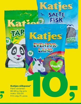 Coop 365 Katjes slikpose tilbud