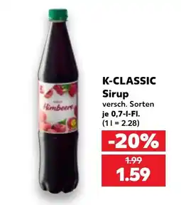 Kaufland DE K-classic sirup tilbud