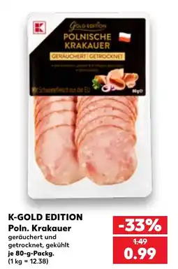 Kaufland DE K-Gold Edition Poln. Krakauer tilbud