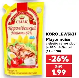 Kaufland DE Korolewskij Mayonnaise tilbud