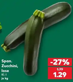 Kaufland DE Span. Zucchini tilbud