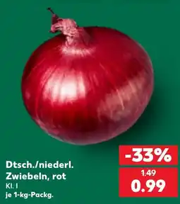 Kaufland DE Zwiebeln, rot tilbud