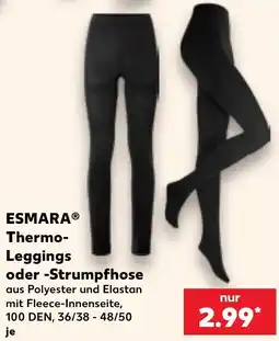 Kaufland DE Esmara Thermo-Leggings oder -Strumpfhose tilbud
