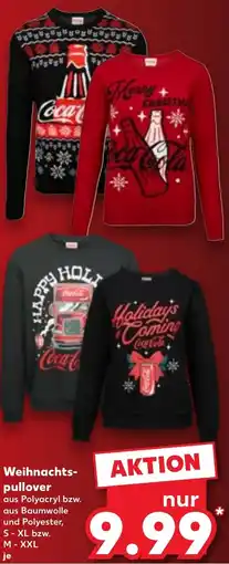 Kaufland DE Coca-Cola Weihnachtspullover tilbud
