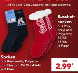 Kaufland DE Coca-Cola Socken tilbud