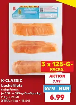 Kaufland DE K-classic Lachsfilets tilbud