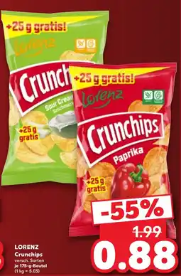 Kaufland DE Lorenz Crunchips tilbud