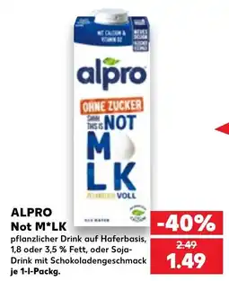 Kaufland DE Alpro Not M*lk tilbud