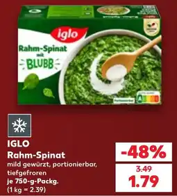 Kaufland DE Iglo Rahm-Spinat tilbud
