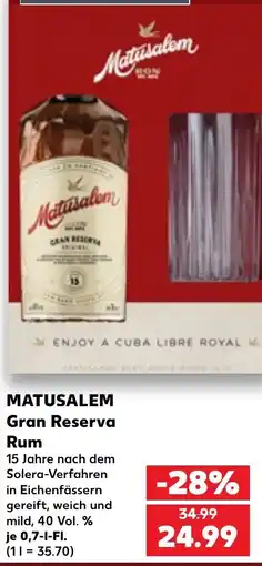 Kaufland DE Matusalem Gran Reserva Rum tilbud