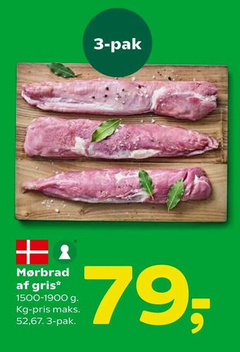 Coop 365 Mørbrad af gris tilbud