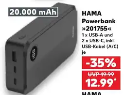 Kaufland DE Hama Powerbank 201755 tilbud