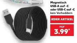 Kaufland DE Magnetisch USB-A auf -C oder USB-C auf -C tilbud