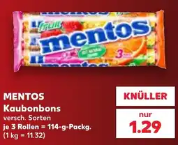 Kaufland DE Mentos Kaubonbons tilbud