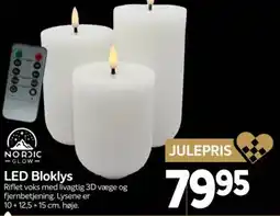 Din Isenkræmmer Nordic Glow LED Bloklys tilbud