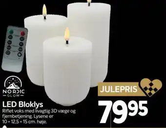 Nordic Glow LED Bloklys